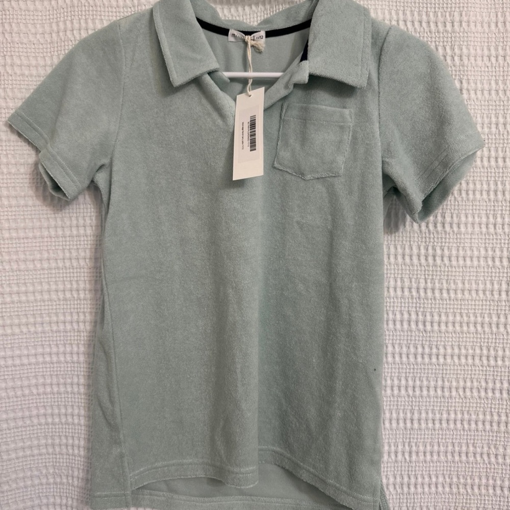 Mint Green Kids Polo Shirt